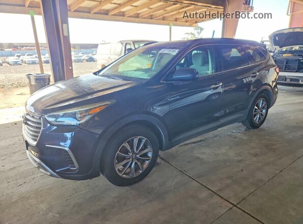 KM8SM4HF3HU191300 2017 HYUNDAI SANTA FE Серый Передняя левая четверть