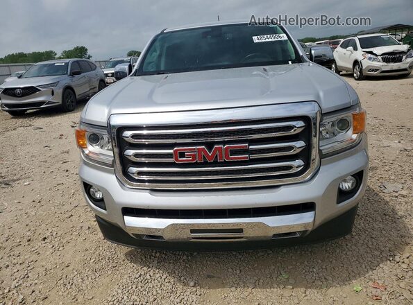 1GTP6DE16J1243605 2018 GMC CANYON Серебряный Вид сзади
