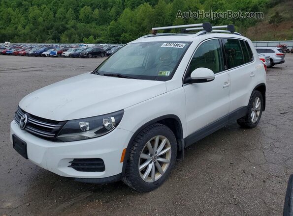 WVGSV7AXXHK020198 2017 VOLKSWAGEN TIGUAN Белый Передняя левая четверть