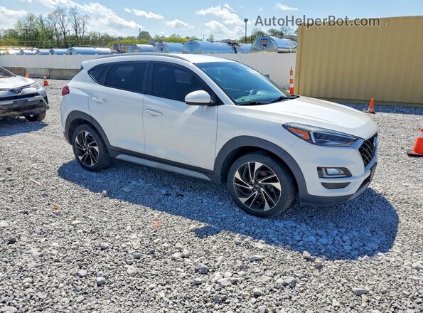 KM8J33AL5KU853166 2019 HYUNDAI TUCSON White Vista frontal