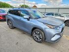 2021 Toyota Highlander Xle Синий vin: 5TDGZRBH9MS072524