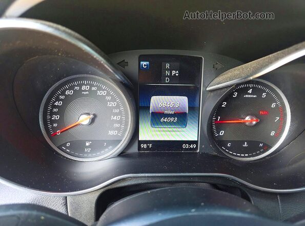 WDC0J4KBXJF314623 2018 MERCEDES-BENZ GLC-CLASS Gray Vista del cuadro de instrumentos