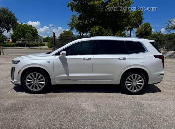 1GYKPCRS4MZ181724 2021 CADILLAC XT6 Белый Вид наклейки с VIN-кодом