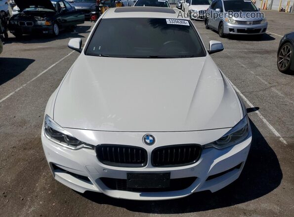 WBA8E1C30HA158678 2017 BMW 3 SERIES White Rear view