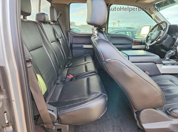 1FTEX1EP7GFB66715 2016 FORD F150 Silver Вид задньої частини салону