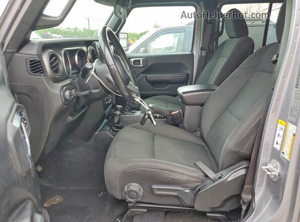 1C6HJTAG8LL147237 2020 JEEP GLADIATOR Серебряный Вид панели приборов