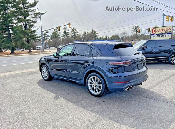WP1AA2AY3KDA00814 2019 PORSCHE CAYENNE Blue Delantero derecho