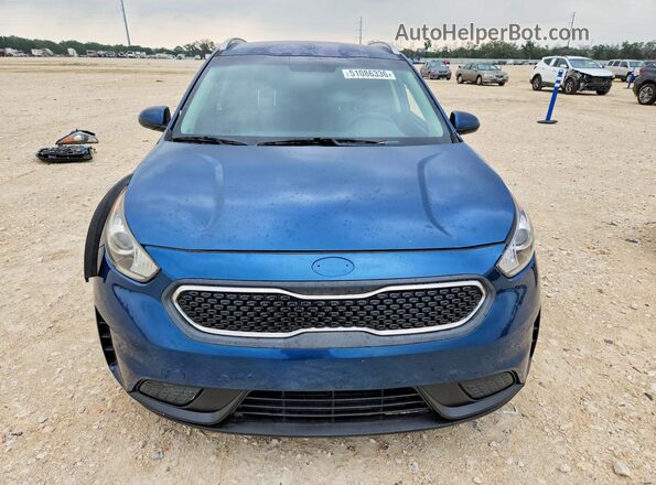KNDCB3LC6H5047076 2017 KIA NIRO Синий Вид сзади