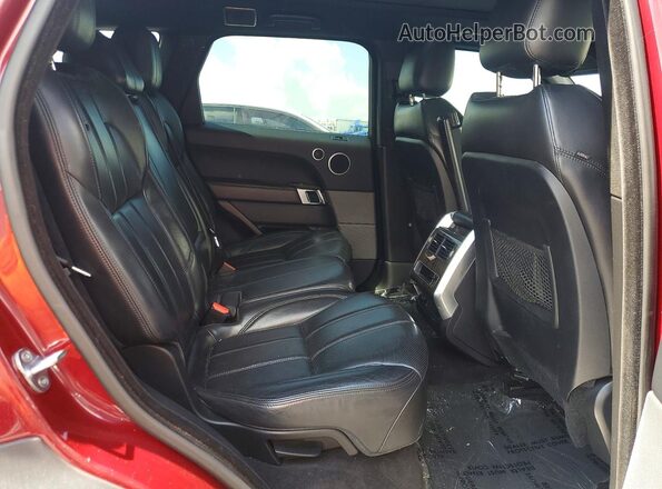 SALWR2PF5GA653586 2016 LAND ROVER RANGE ROVER Красный Вид подкапотного пространства