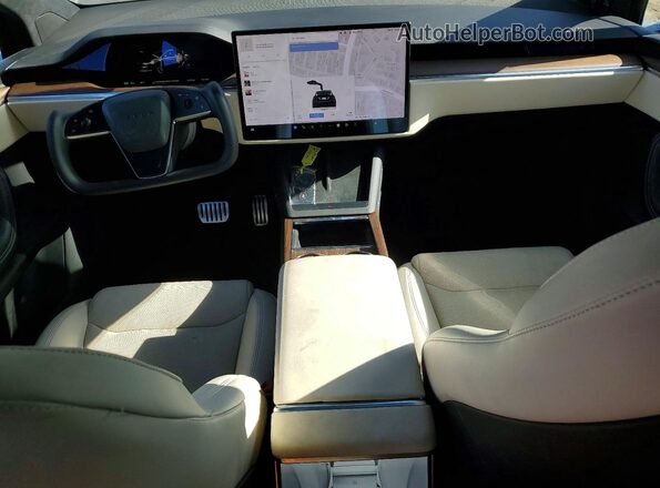 7SAXCAE58PF386925 2023 TESLA MODEL Серый Вид щитка приборов
