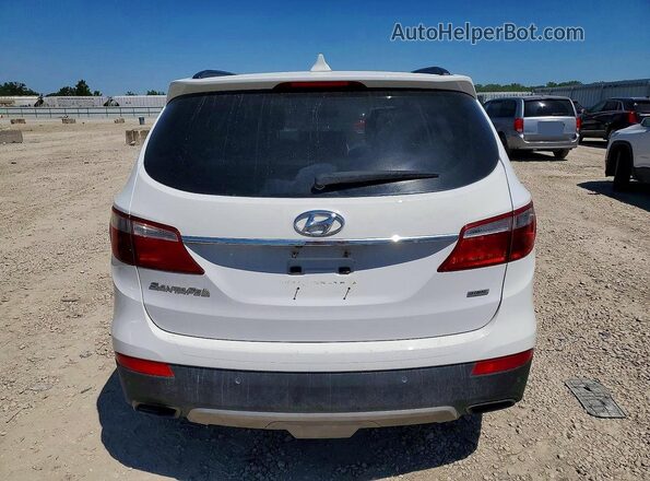 KM8SR4HF8GU134400 2016 HYUNDAI SANTA FE White Widok wnętrza z przodu