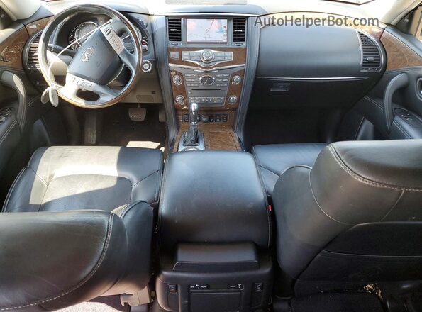 JN8AZ2NE2H9159771 2017 INFINITI QX80 Черный Вид щитка приборов