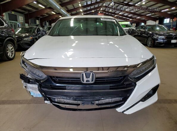 1HGCV1F36NA091381 2022 HONDA ACCORD White Widok z przodu