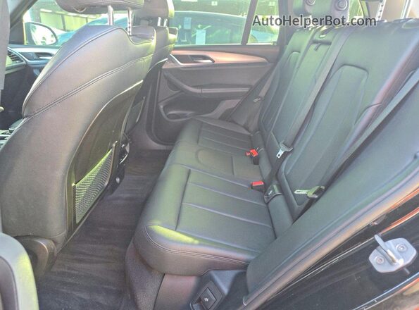 5UXTR7C55KLA48373 2019 BMW X3 Черный Вид салона спереди