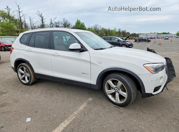 5UXWX9C33H0T25008 2017 BMW X3 Белый Вид спереди