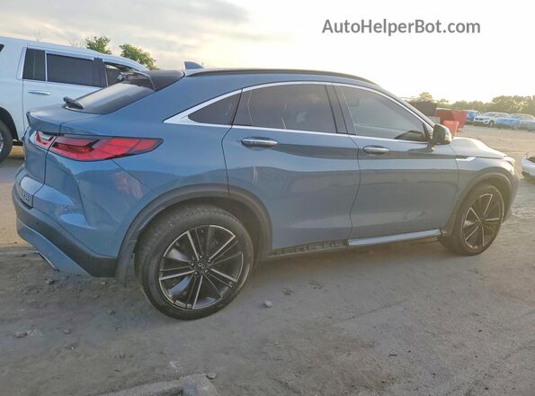 3PCAJ5J30NF101703 2022 INFINITI QX55 Серый Передняя правая четверть