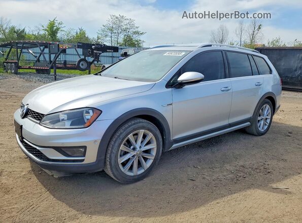 3VWH17AU4HM507001 2017 VOLKSWAGEN GOLF Серебряный Передняя левая четверть