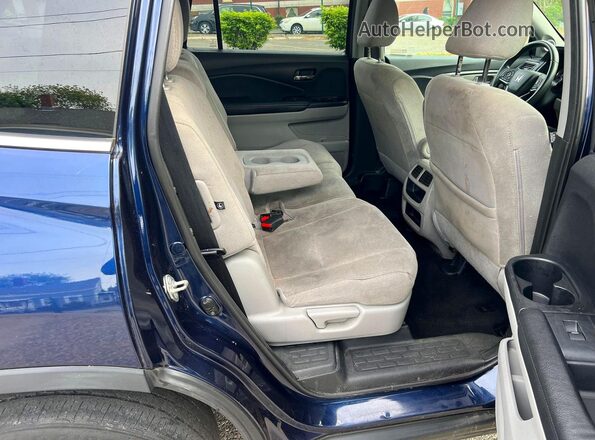 5FNYF6H15KB089988 2019 HONDA PILOT Синий Вид сзади