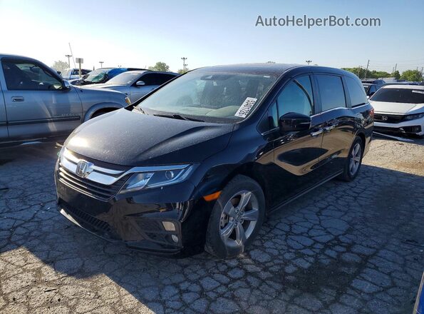 5FNRL6H77JB046107 2018 HONDA ODYSSEY Черный Задняя левая четверть