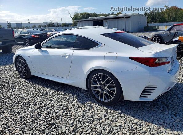 JTHHA5BC3H5005131 2017 LEXUS RC Белый Задняя правая четверть