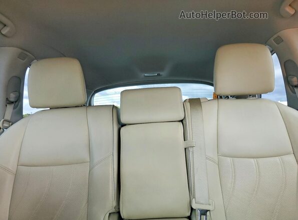 5N1DL0MM0KC533792 2019 INFINITI QX60 White Սալոնի հետևի տեսք