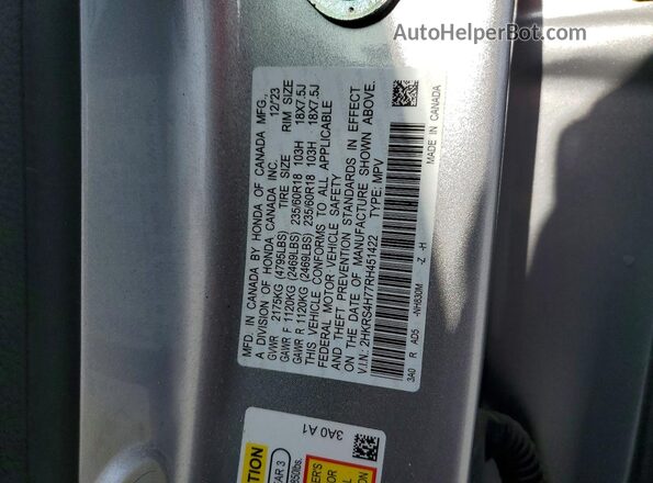 2HKRS4H77RH451422 2024 HONDA CR-V Silver 