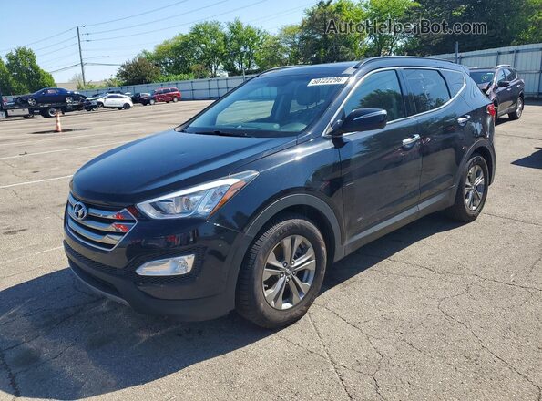 5XYZU3LB4GG374285 2016 HYUNDAI SANTA Black Trasero izquierdo