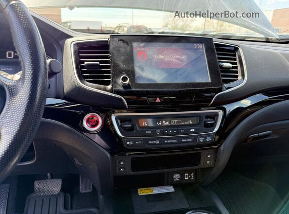 5FPYK3F80NB50 2022 HONDA RIDGELINE Черный Вид задних сидений
