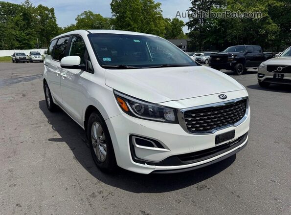 KNDMB5C18K6525496 2019 KIA SEDONA Белый Вид спереди
