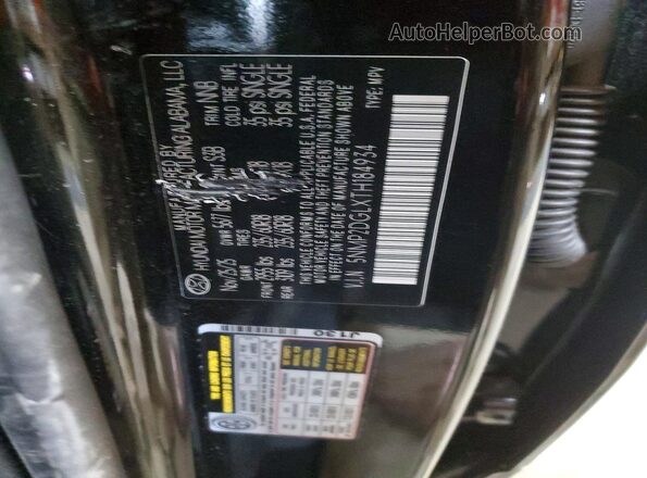 5NMP2DGLXTH184934 2026 HYUNDAI SANTA FE Black 