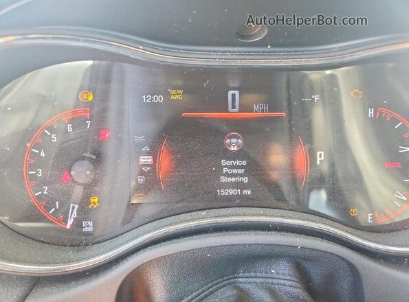 1C4SDJCT2HC775340 2017 DODGE DURANGO Black უკანა სავარძლების ხედი