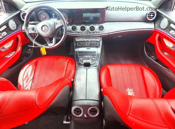WDDZF4JB0HA240769 2017 MERCEDES-BENZ E White Widok zestawu wskaźników