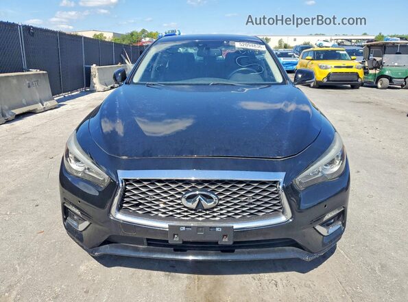 JN1EV7AR4JM440247 2018 INFINITI Q50 Black Widok z tyłu
