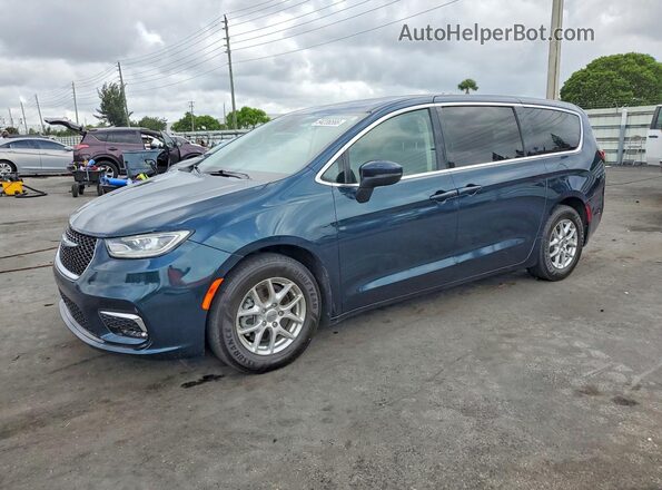 2C4RC1BG7PR533817 2023 CHRYSLER PACIFICA Синий Передняя левая четверть