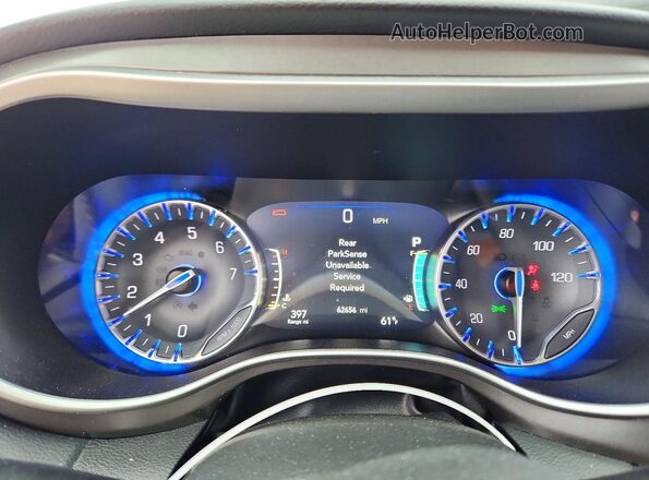 2C4RC1BG4RR149190 2024 CHRYSLER PACIFICA Черный Вид щитка приборов