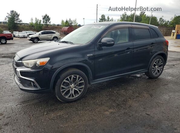 JA4AR3AW0HZ023519 2017 MITSUBISHI OUTLANDER Черный Задняя левая четверть
