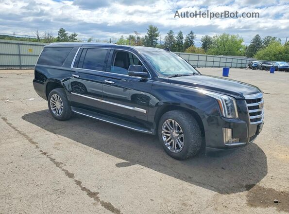 1GYS4GKJ9JR114288 2018 CADILLAC ESCALADE Черный Вид спереди