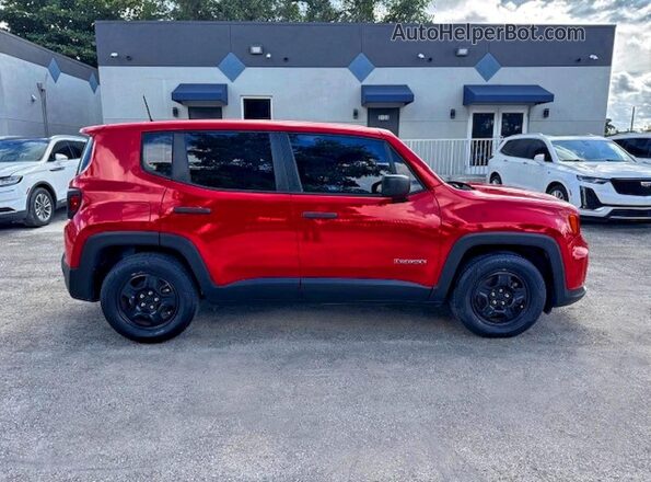 ZACNJAAB2LPL15502 2020 JEEP RENEGADE Red Панорамний вид салону 360°