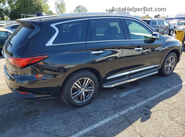 5N1DL0MN6HC503987 2017 INFINITI QX60 Black Front right
