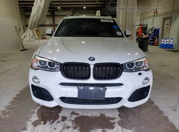 5UXWX7C56H0U42815 2017 BMW X3 Белый Вид сзади