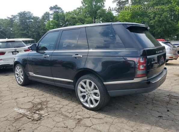 SALGS2EF9GA266759 2016 LAND ROVER RANGE Черный Задняя правая четверть