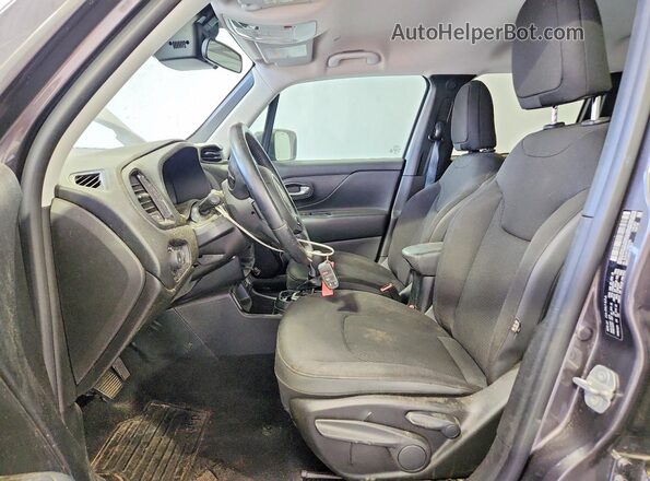 ZACNJAB11KPK14360 2019 JEEP RENEGADE Gray Dashboard view