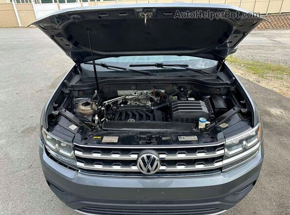 1V2KR2CA9JC505158 2018 VOLKSWAGEN ATLAS Серебряный Вид задних сидений