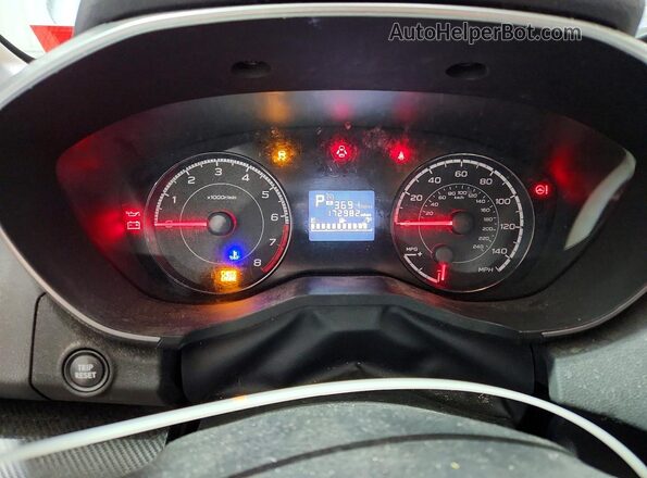 4S3GKAB66J3619427 2018 SUBARU IMPREZA Серый Вид задних сидений