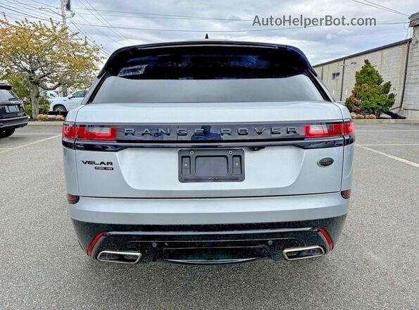SALYM2RV0JA706519 2018 LAND ROVER RANGE Серебряный Панорамный вид салона 360°