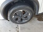2025 Nissan Rogue Sv White vin: 5N1BT3BA2SC779146 Damage: Left Front Center Cap, Missing, Replacement Required