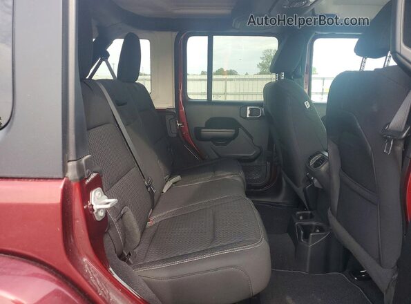 1C4HJXDN4MW557320 2021 JEEP WRANGLER Красный Вид подкапотного пространства