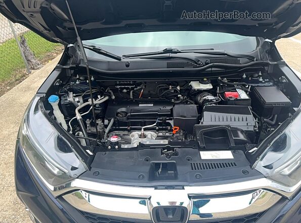 2HKRW6H31JH223174 2018 HONDA CR-V Синий Вид панели приборов