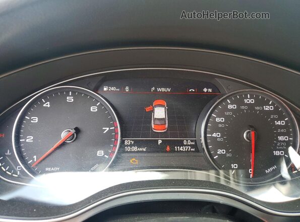WAUG8AFC4JN012605 2018 AUDI A6 Black Widok tylnych siedzeń