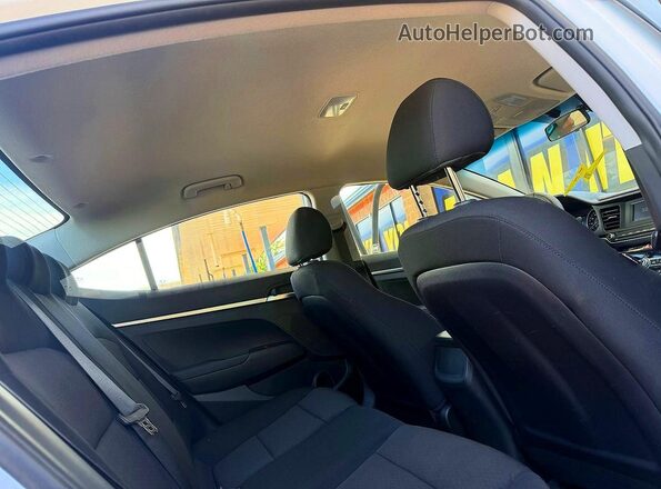 5NPD74LF3LH608865 2020 HYUNDAI ELANTRA White Vista del compartimento del motor